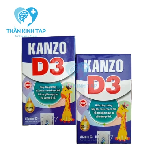 Kanzo D3 - Bổ sung các vitamin D3 và K2 cho cơ thể